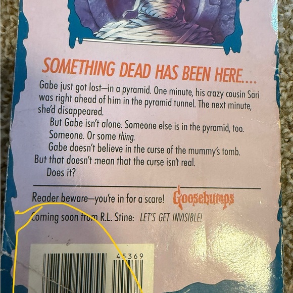 2 Books goosebumps ‘welcome to camp nightmare’ & ‘the curse of the mummy’s tomb’ - Picture 8 of 14